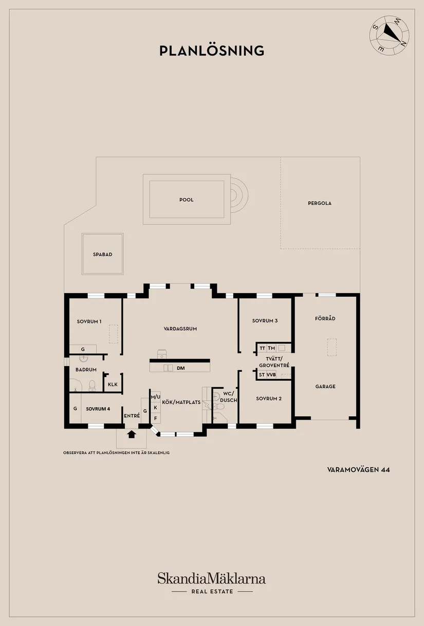 Villa, Varamovägen 44, Motala