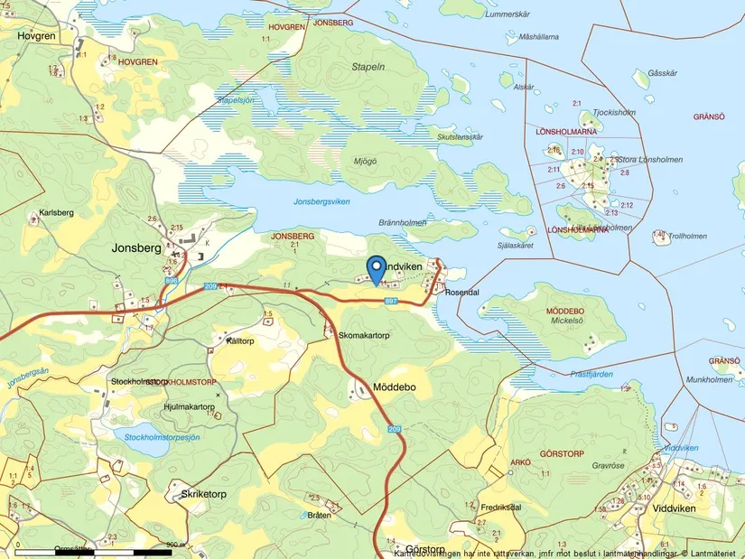 Fritidshus, Jonsberg Sandbryggan 3, Jonsberg, Norrköping