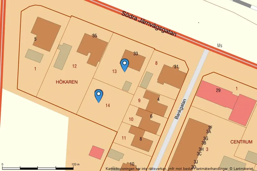 Villa, Södra Järnvägsgatan 33, Vinslöv, Hässleholm