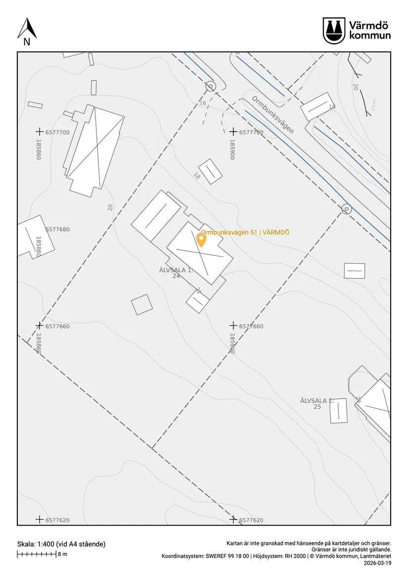 Villa, Ormbunksvägen 51, Älvsala, Värmdö