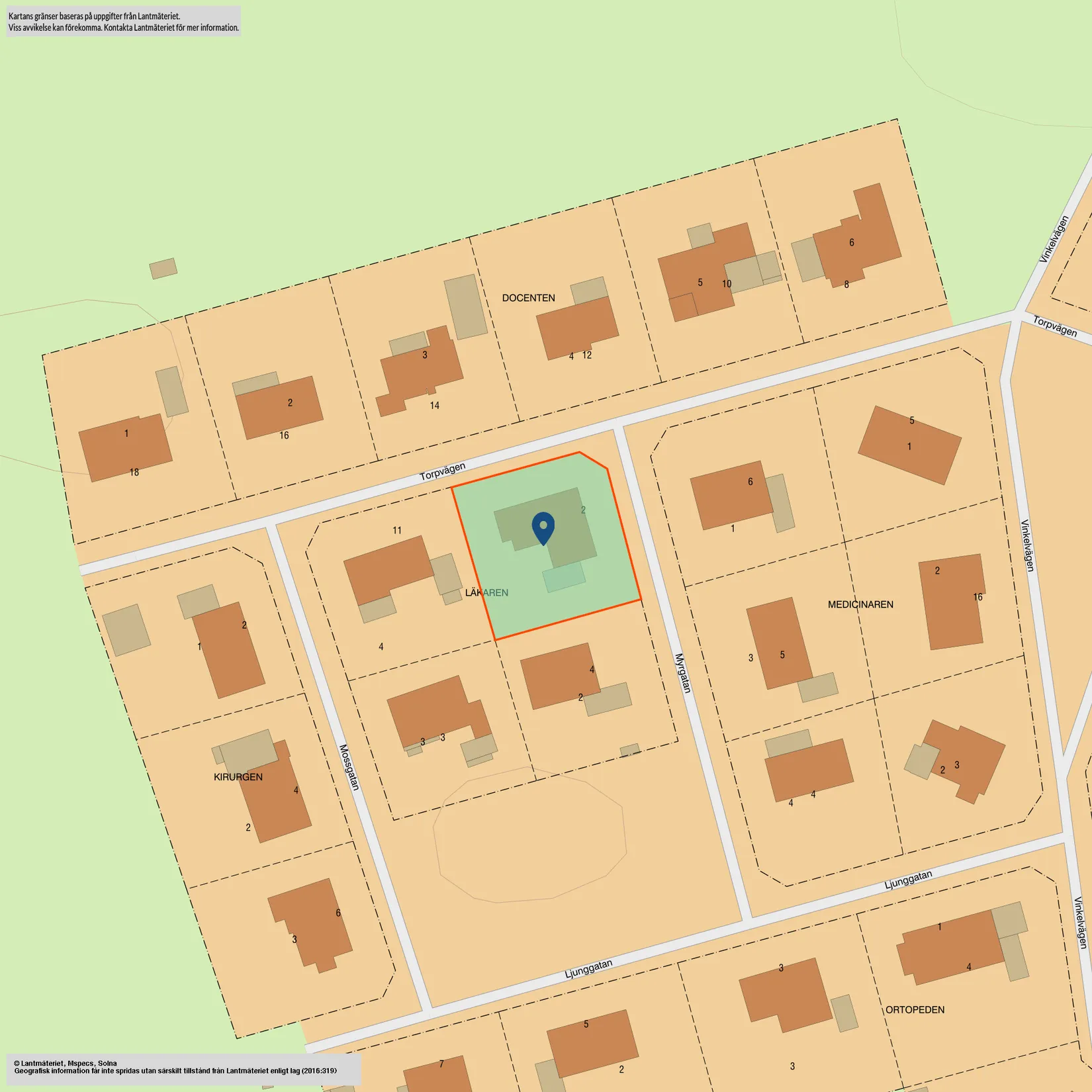 Villa, Myrgatan 2, Tratten, Oskarshamn