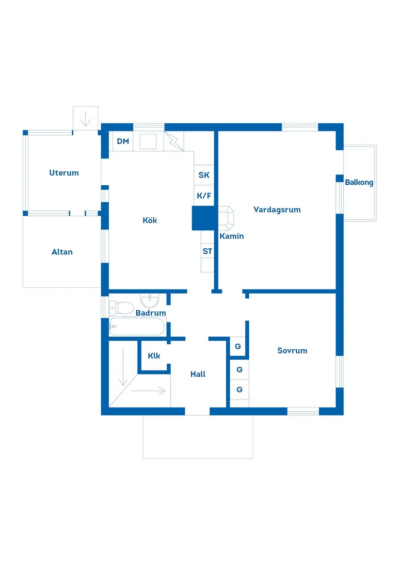 Villa, Klefbomsvägen 20, Lövudden, Härnösand