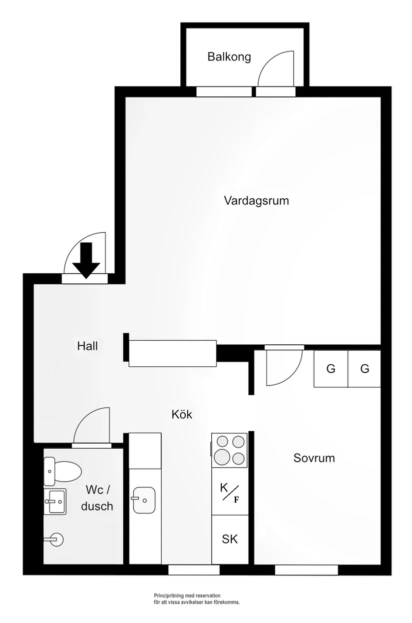 Bostadsrätt, Föreningsgatan 3C, Hallstahammar