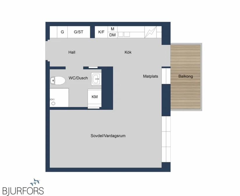 Bostadsrätt, Centralvägen 13, Centrala Huddinge, Huddinge