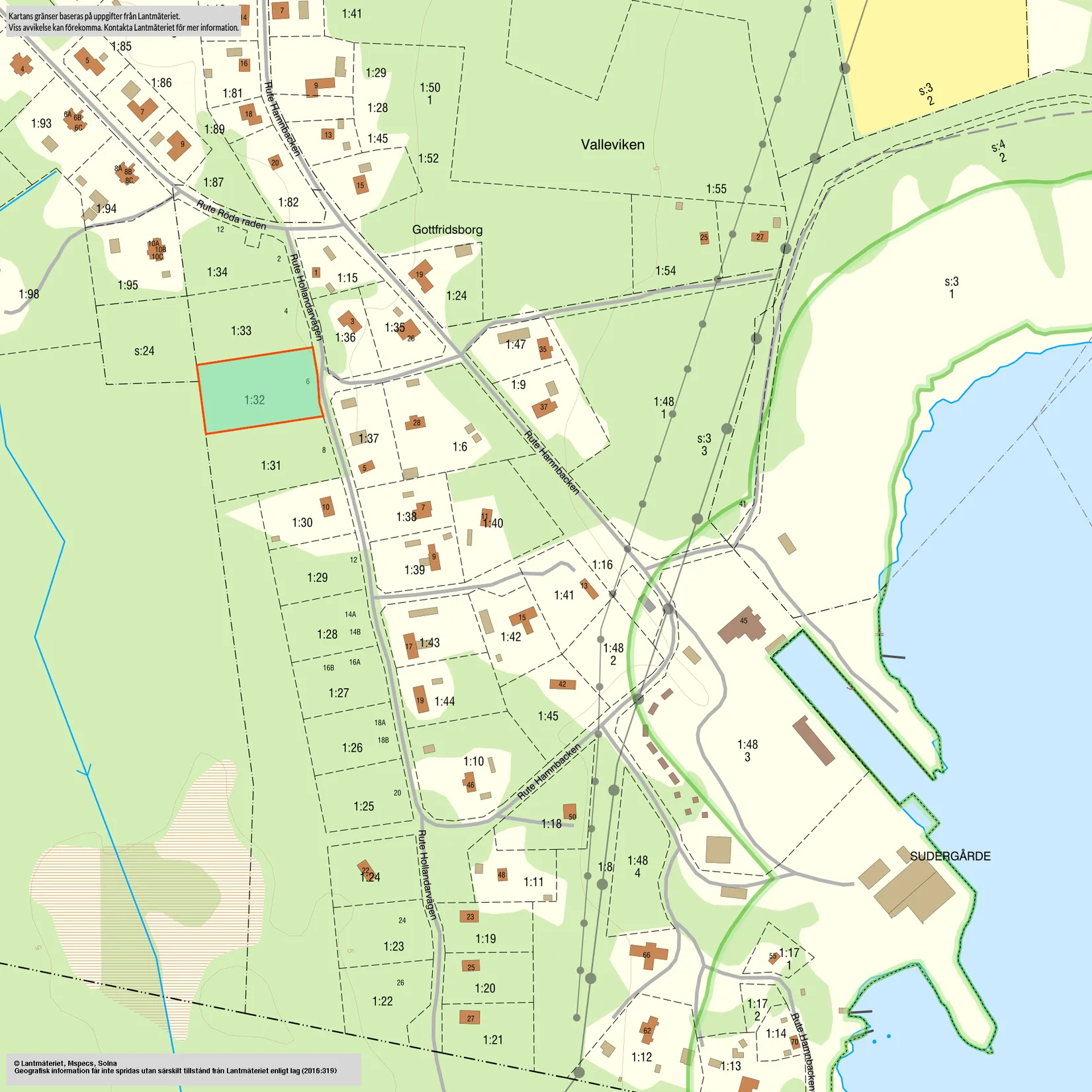 Tomt, Rute Hollandarvägen 6, Rute / Valleviken - Norra Gotland, Gotland
