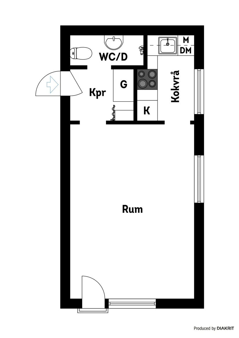 Bostadsrätt, Regeringsvägen 3, Oppeby, Nyköping