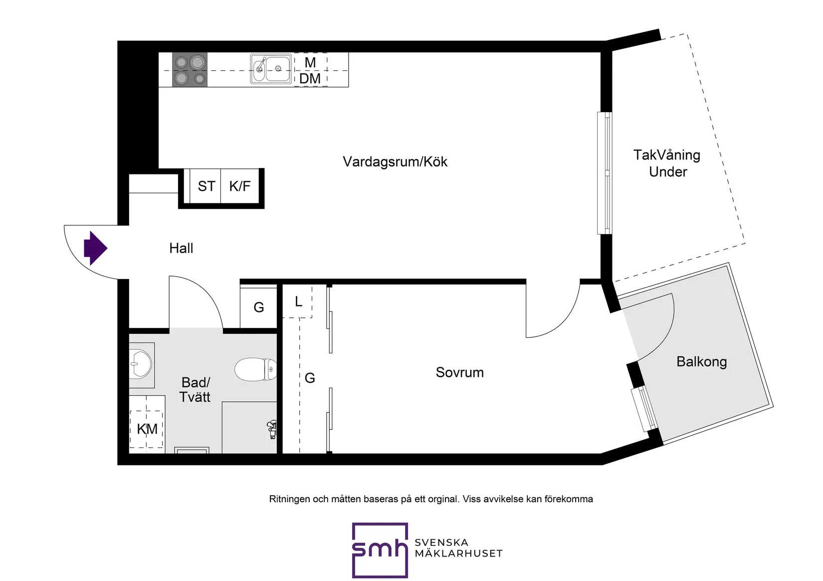 Bostadsrätt, Masugnsvägen 68, 8tr., Bromma / Mariehäll, Stockholm