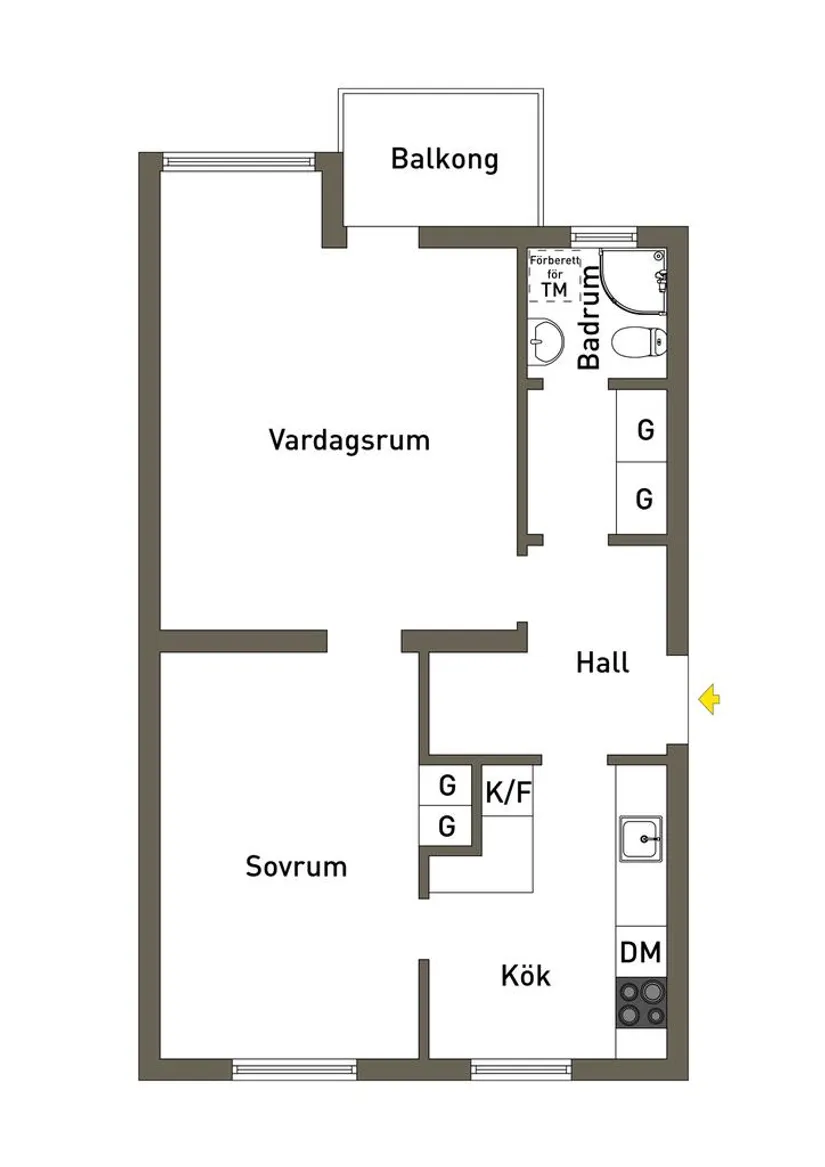 Bostadsrätt, Fågelstavägen 5, Bandhagen, Stockholm