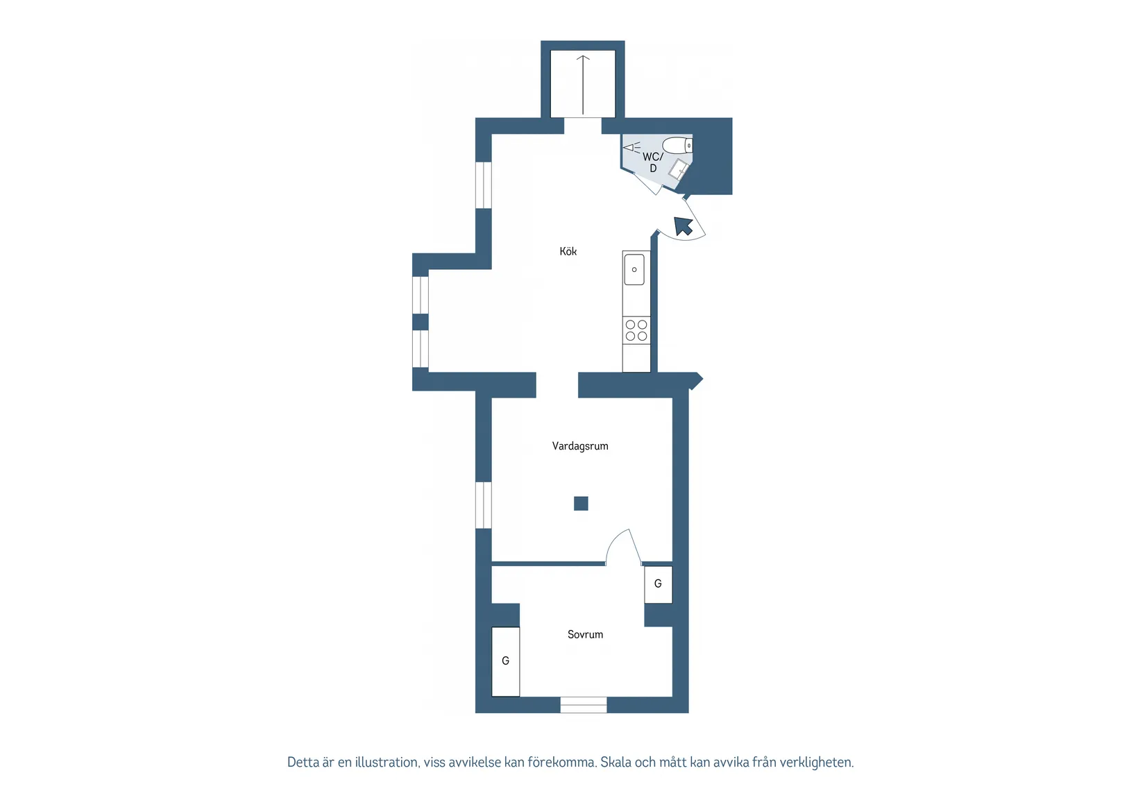 Bostadsrätt, Stenkilsgatan 4B, Vasastaden, Skövde