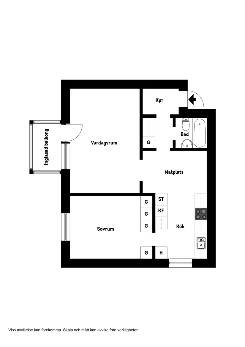 Bostadsrätt, Nolbygatan 3, Stenfallet, Kristinehamn