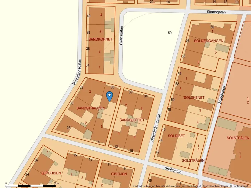Villa, Skansgatan 30, Borstahusen, Landskrona