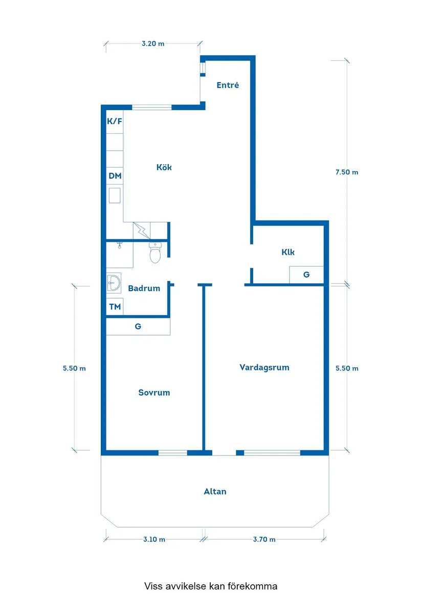Bostadsrätt, Landbogatan 4F, Ullared, Falkenberg