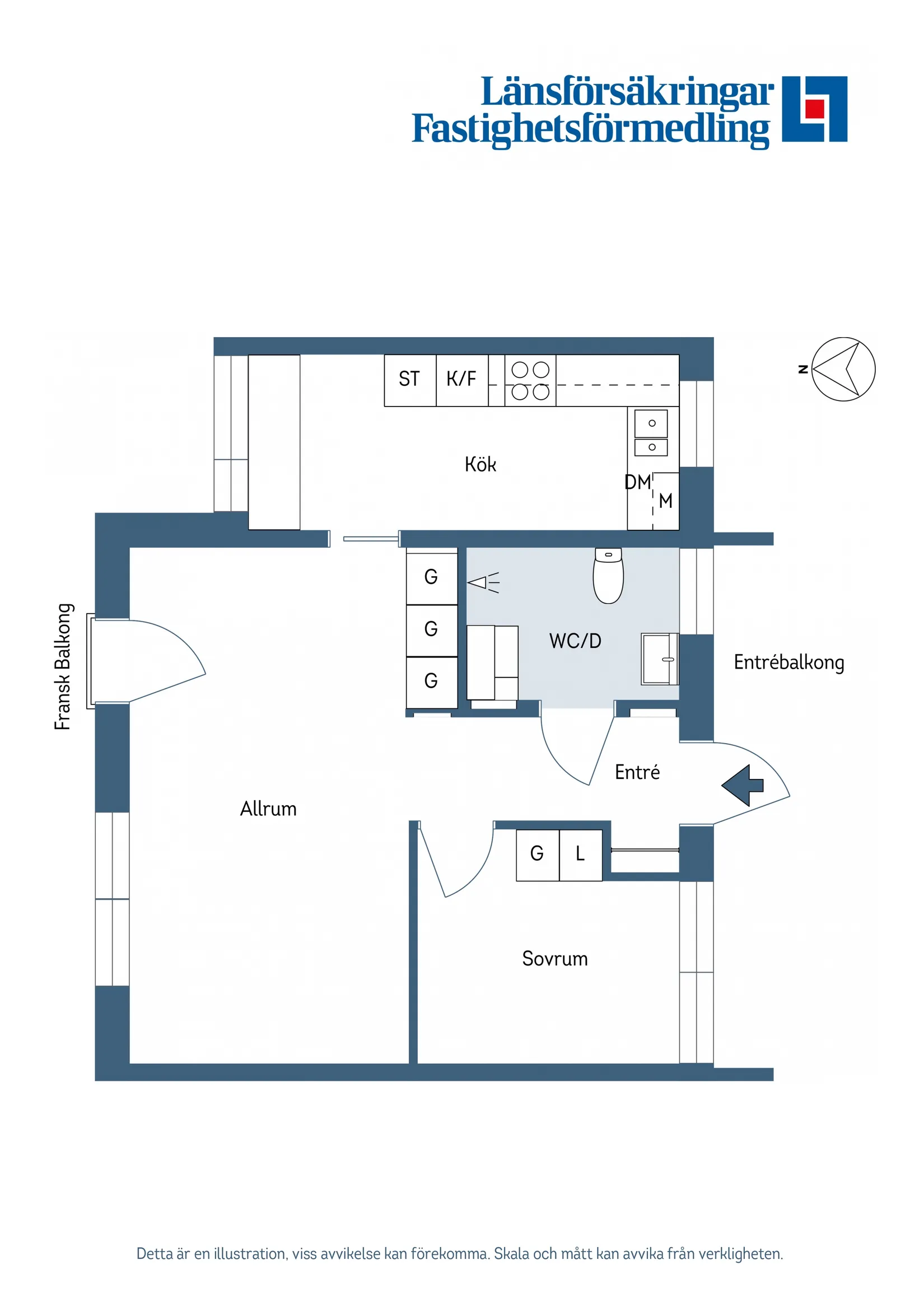 Bostadsrätt, Drottninggatan 1E, Söder, Växjö