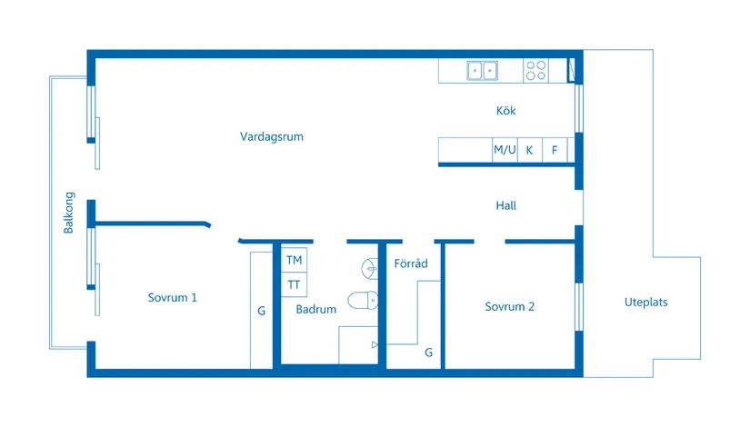 Bostadsrätt, Rederigatan 1, Norrtälje stad - Hamnen, Norrtälje