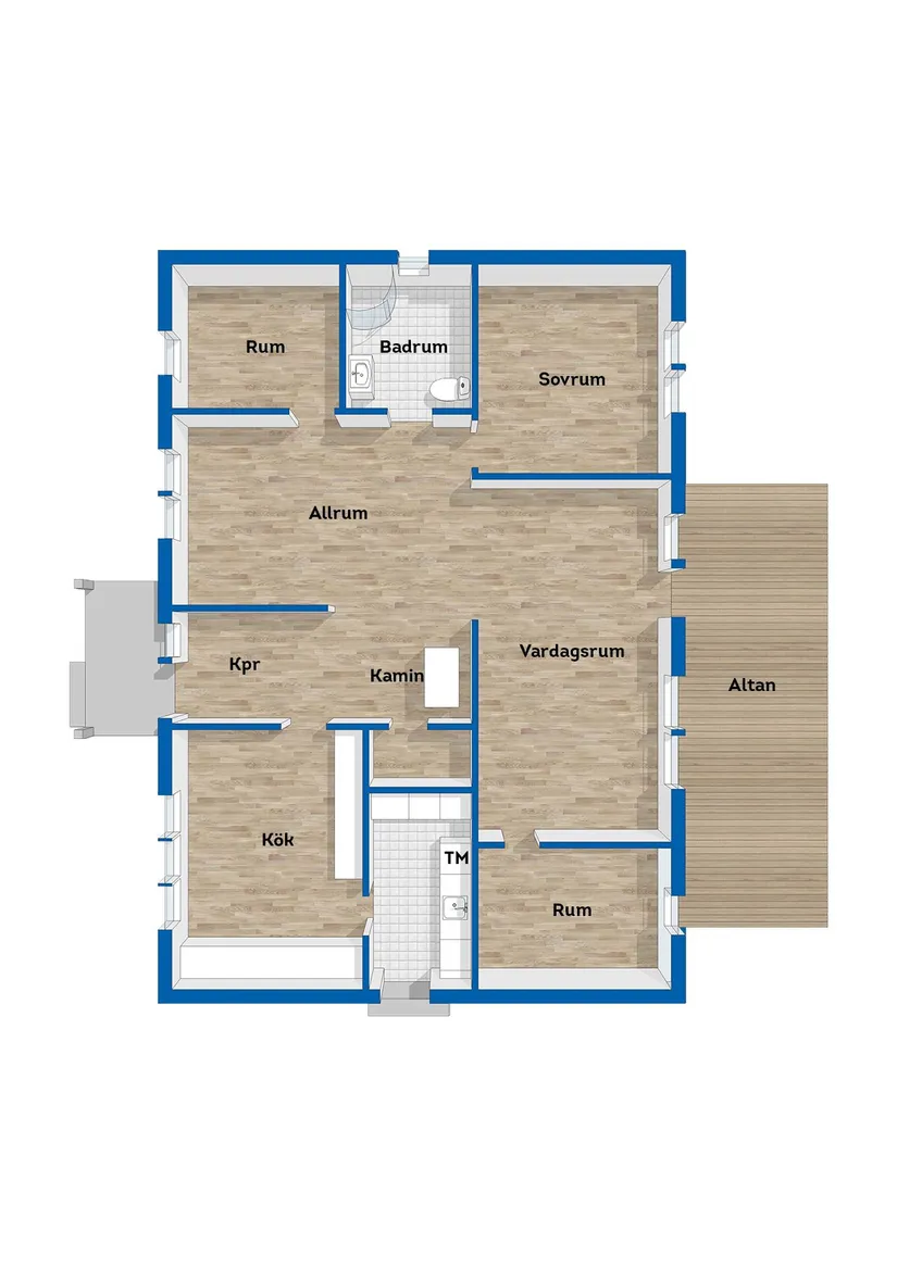 Bostadsrätt, Villa, Furulidsgatan 1A, Aneby