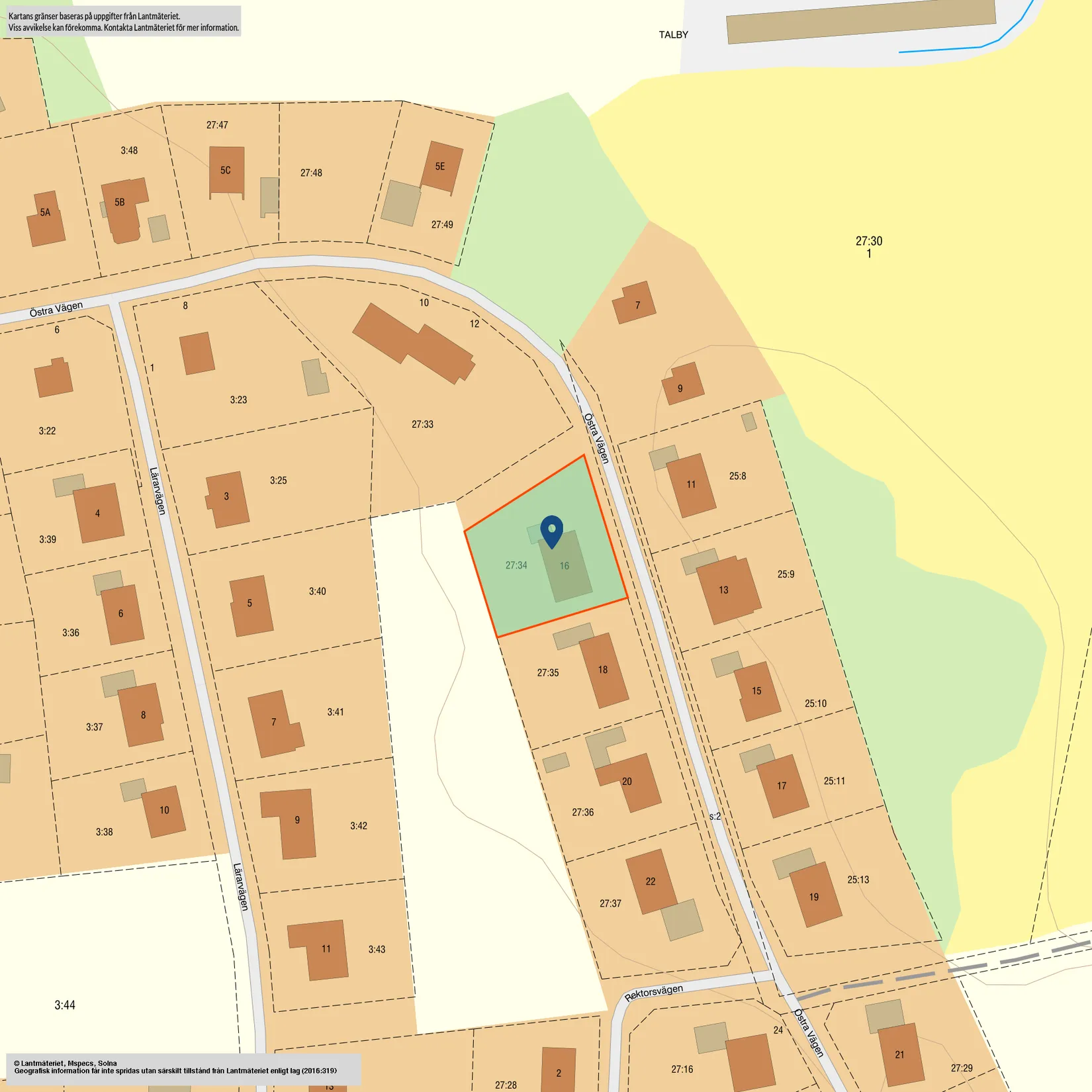 Villa, Östra vägen 16, Odensbacken, Örebro