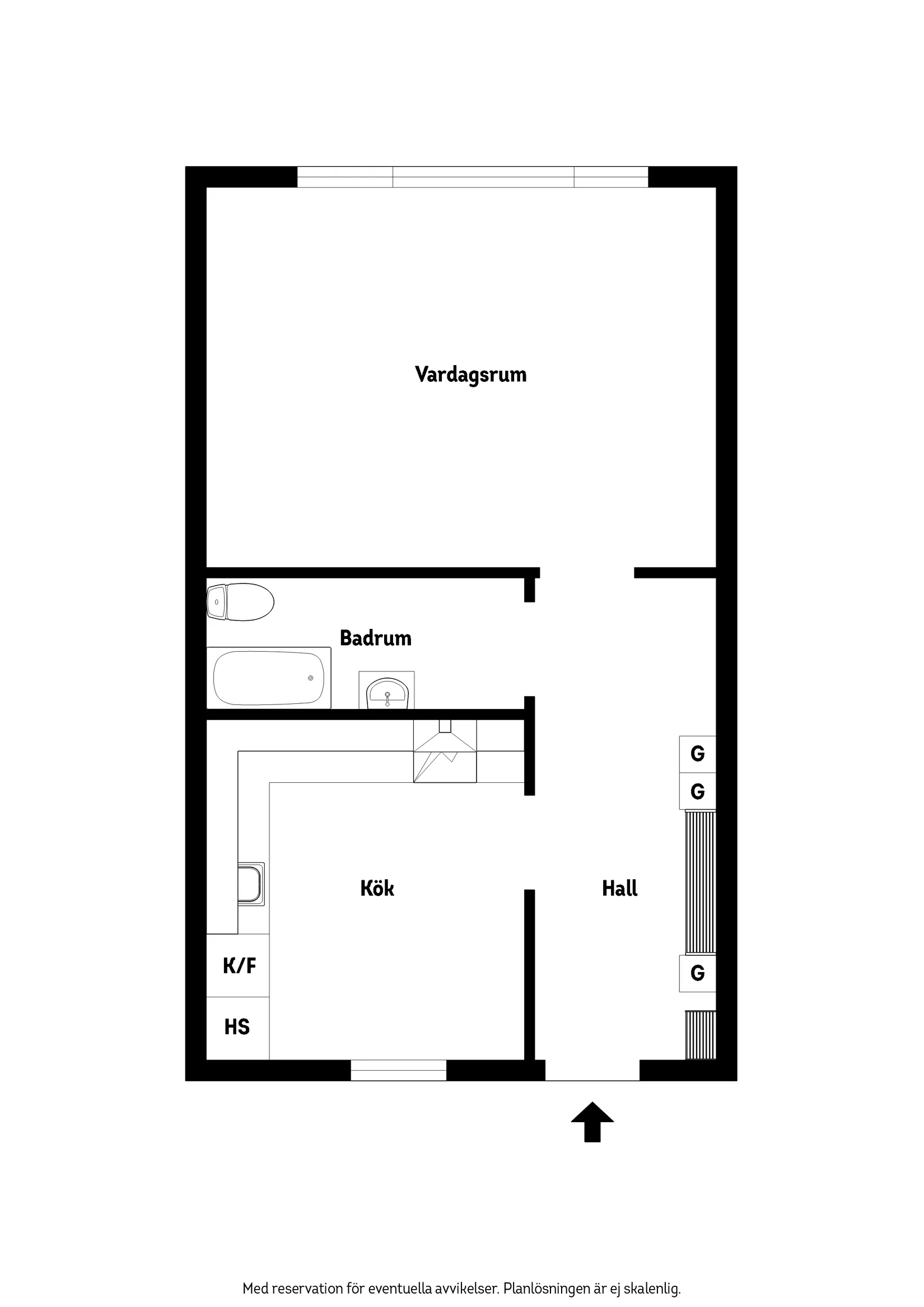 Bostadsrätt, Repslagaregatan 8, Centralt, Eslöv
