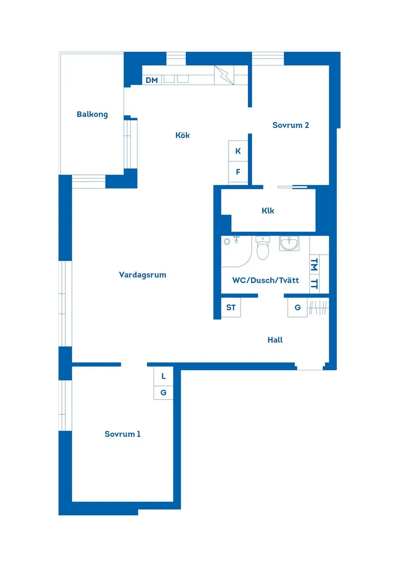 Bostadsrätt, Honnörsgatan 12, Södra Ekkällan, Linköping