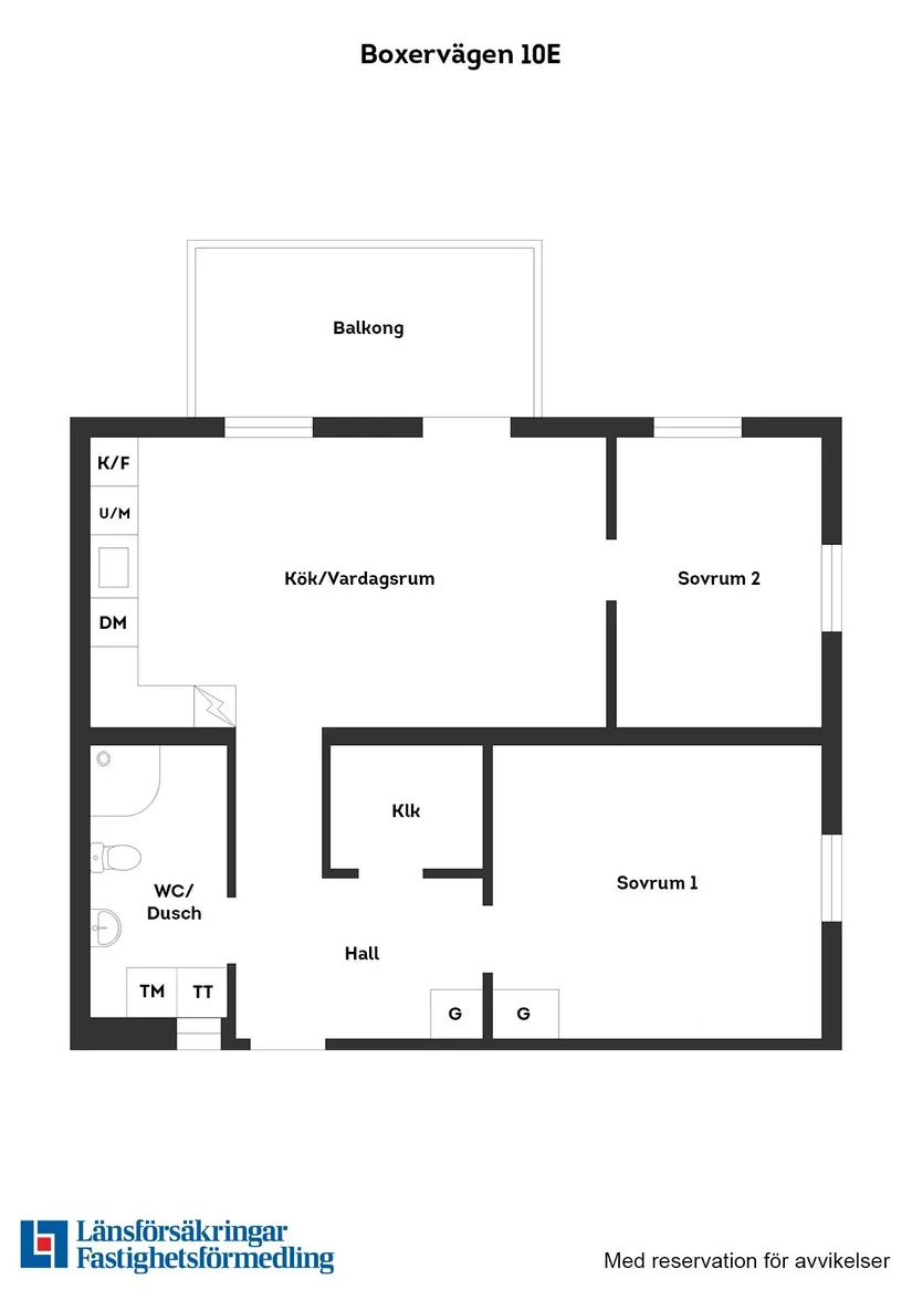 Bostadsrätt, Boxervägen 10E, Fyllinge, Halmstad