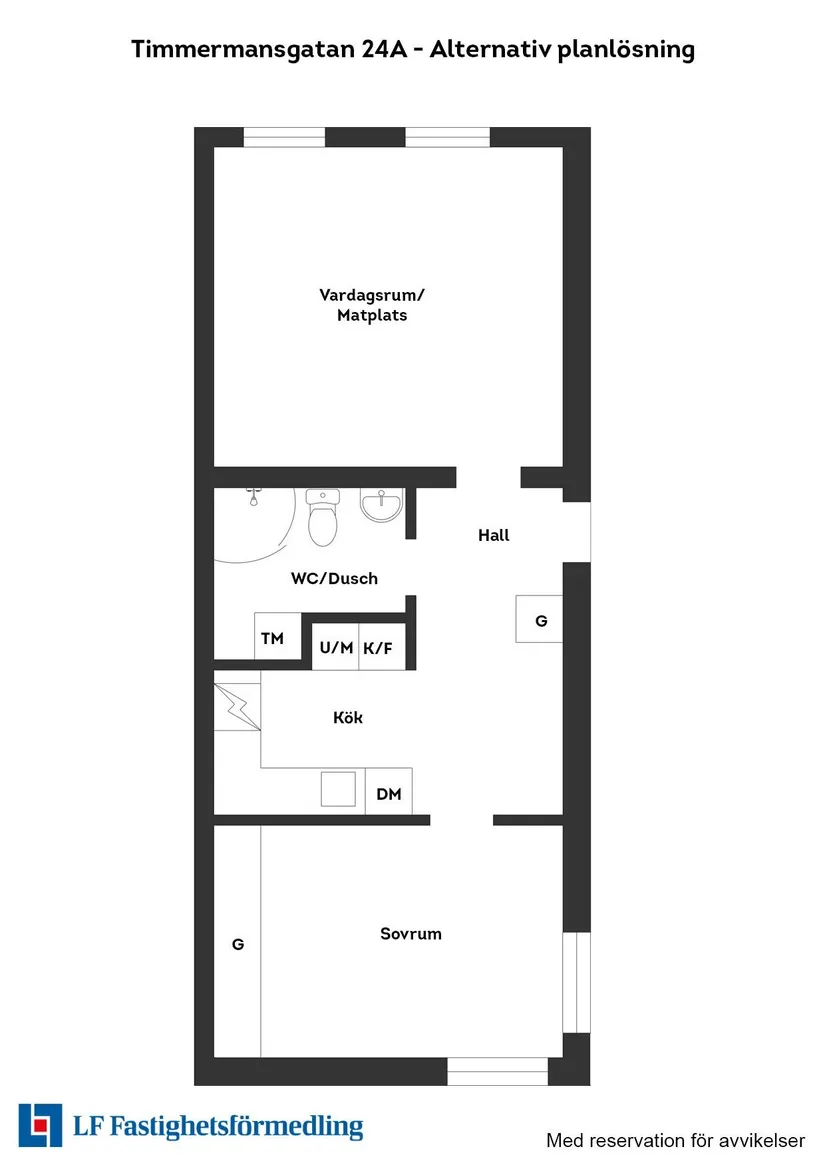 Bostadsrätt, Timmermansgatan 24A, Centrum, Halmstad