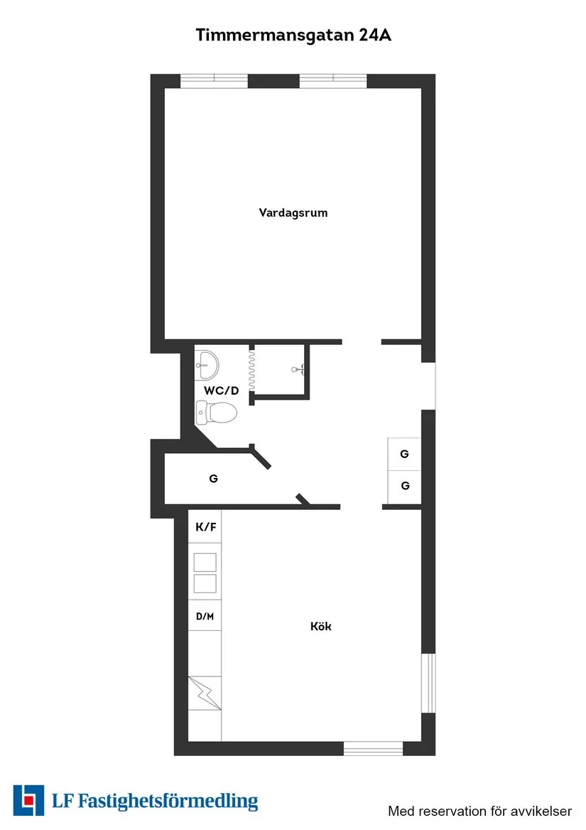 Bostadsrätt, Timmermansgatan 24A, Centrum, Halmstad