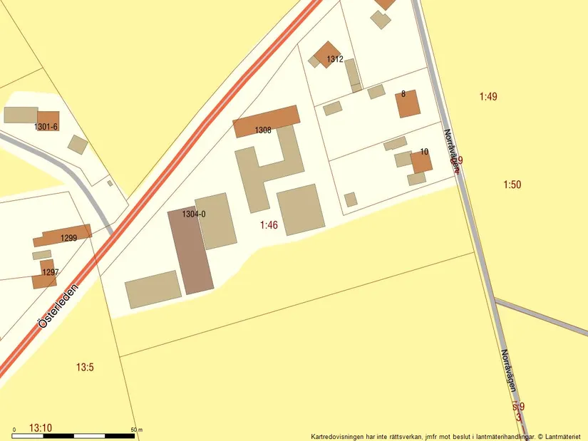 Villa, Gård/Skog, Österleden 1308, Ystad