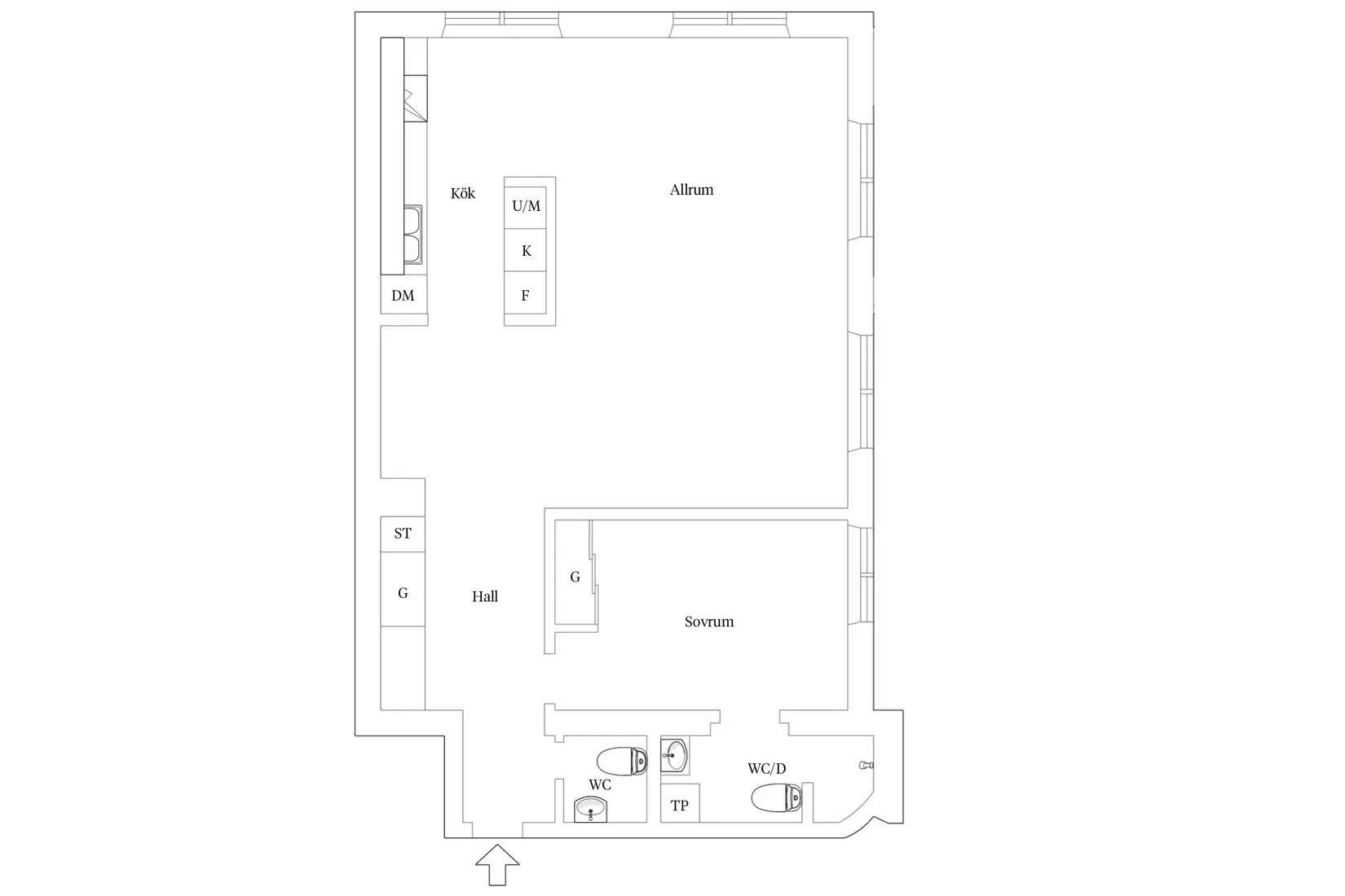 Bostadsrätt, Skansgatan 24, Centrala Ystad, Ystad