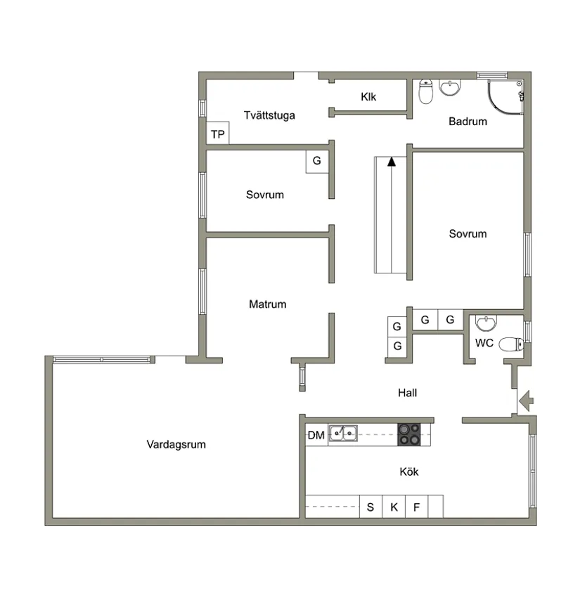 Villa, Radhus, Aspgatan 31, Fylsta, Kumla