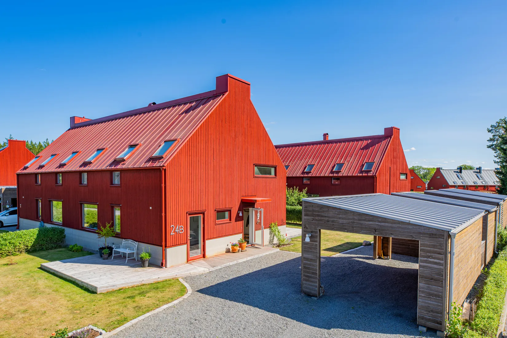 Radhus, Rusthållarvägen 24B, Näs-Focksta, Uppsala