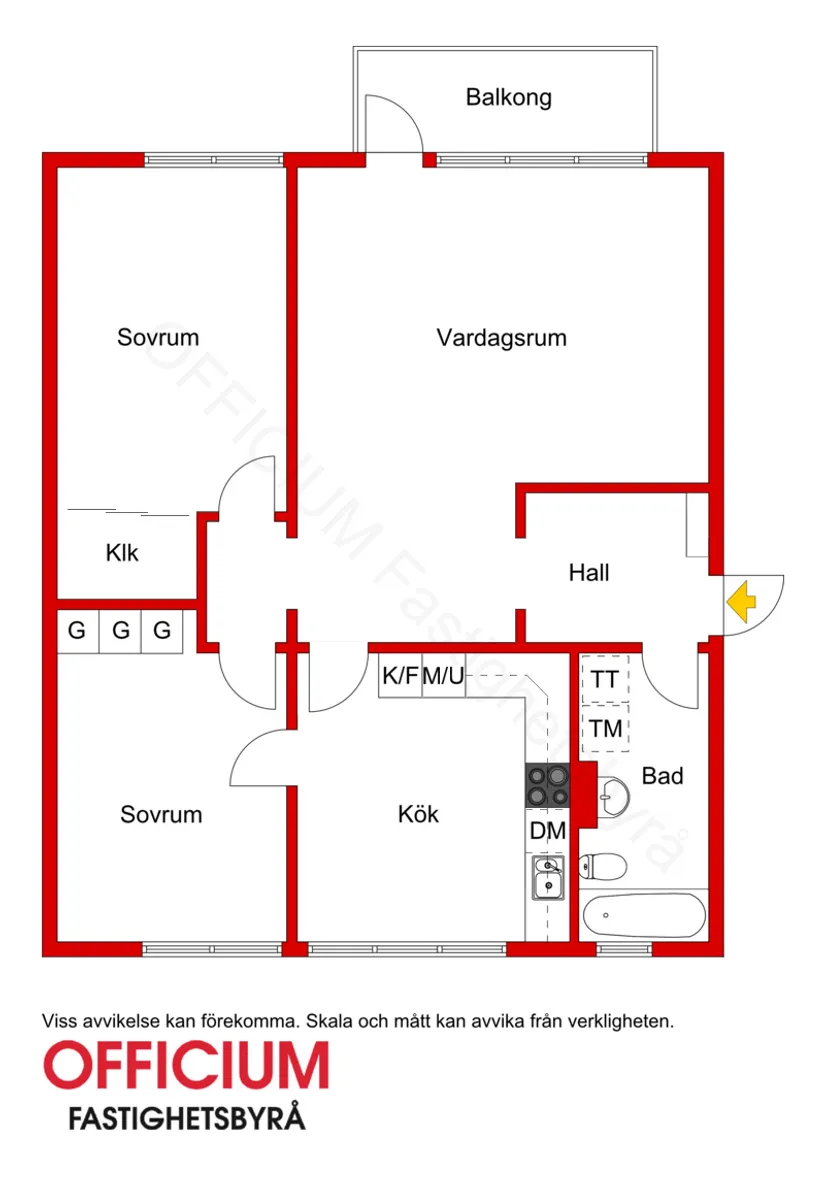 Bostadsrätt, Sankt Albans väg 6, 1tr, Norsborg - Eriksberg, Botkyrka