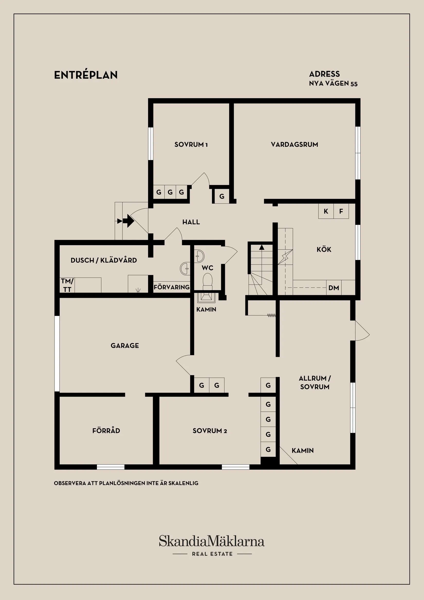 Villa, Nya vägen 55, Nolby, Sundsvall