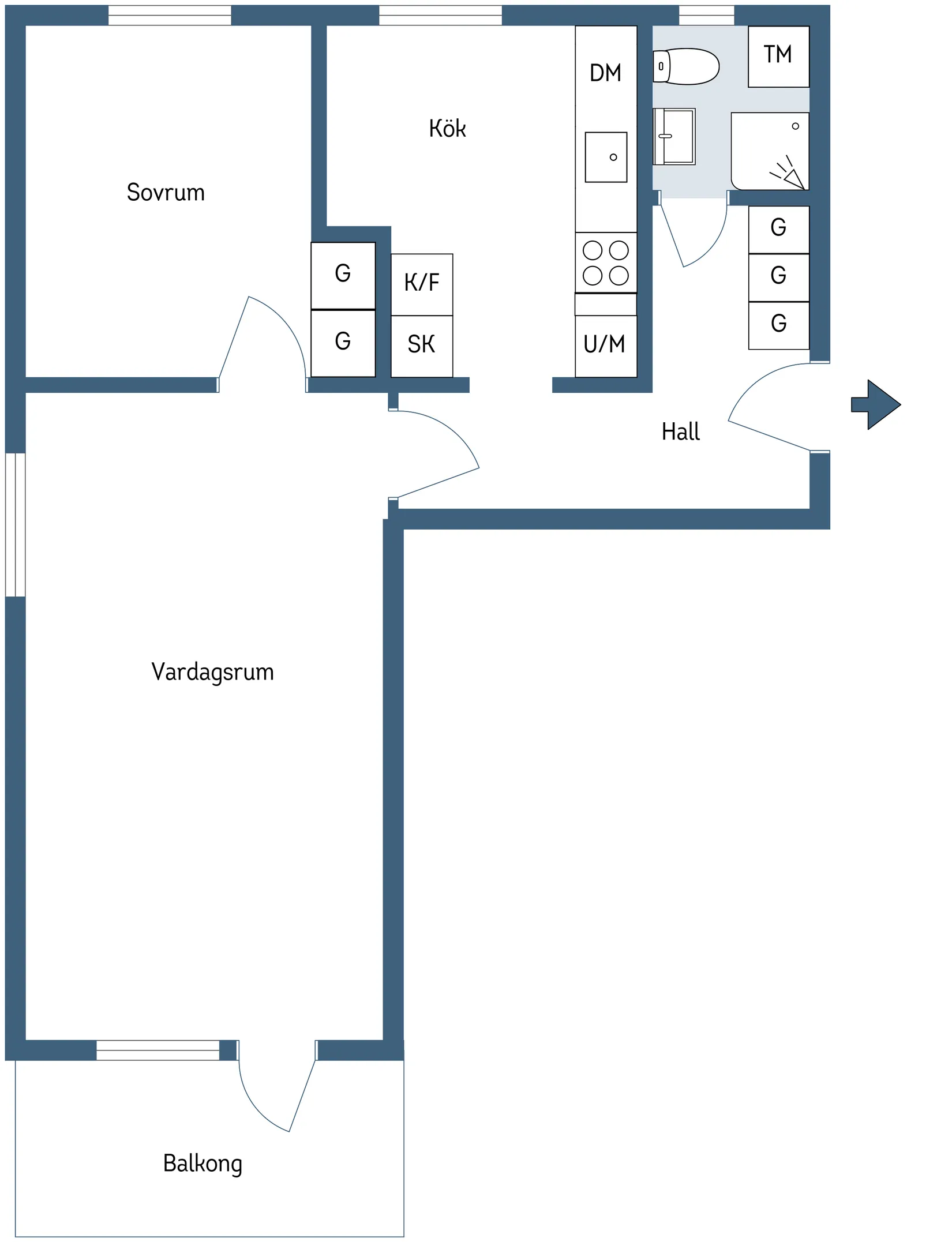 Bostadsrätt, Tingstugatan 44A, Tingstuhöjden, Strängnäs