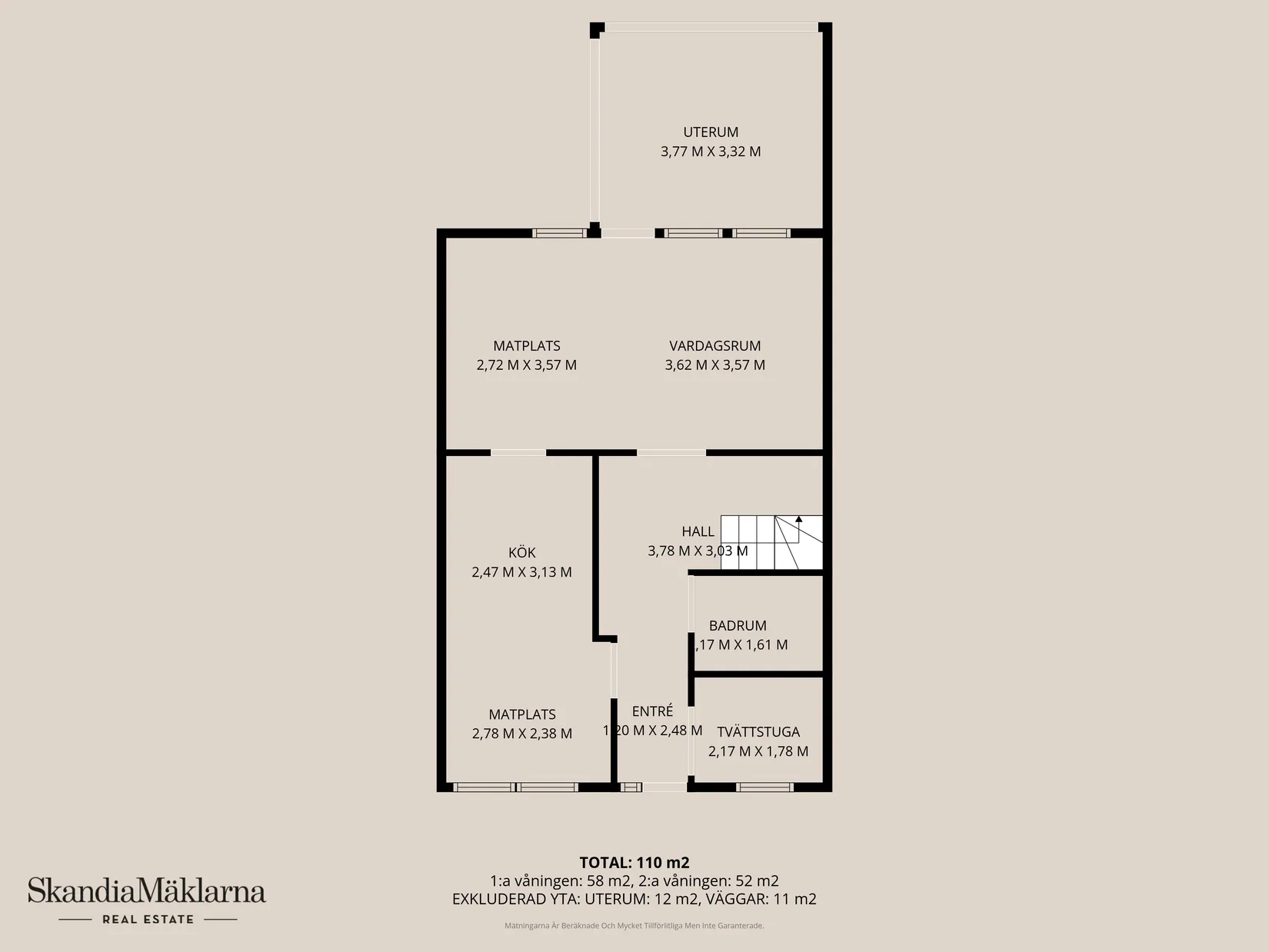 Radhus, Ulahallsvägen 42, Vä, Kristianstad