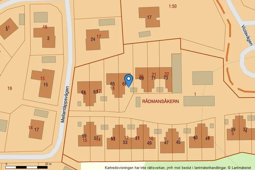 Villa, Radhus, Violavägen 67, Slottsbrinken, Strängnäs