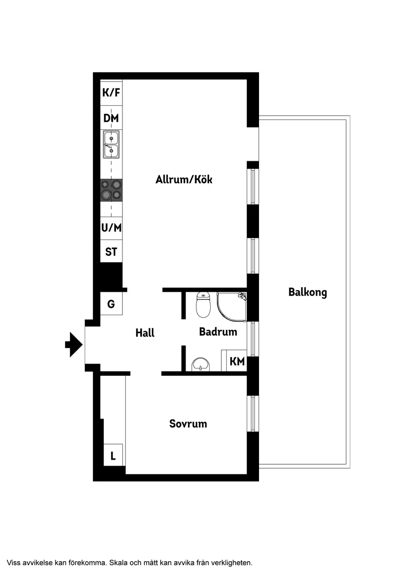 Bostadsrätt, Fräkne gränd 7, Centralt, Kungälv