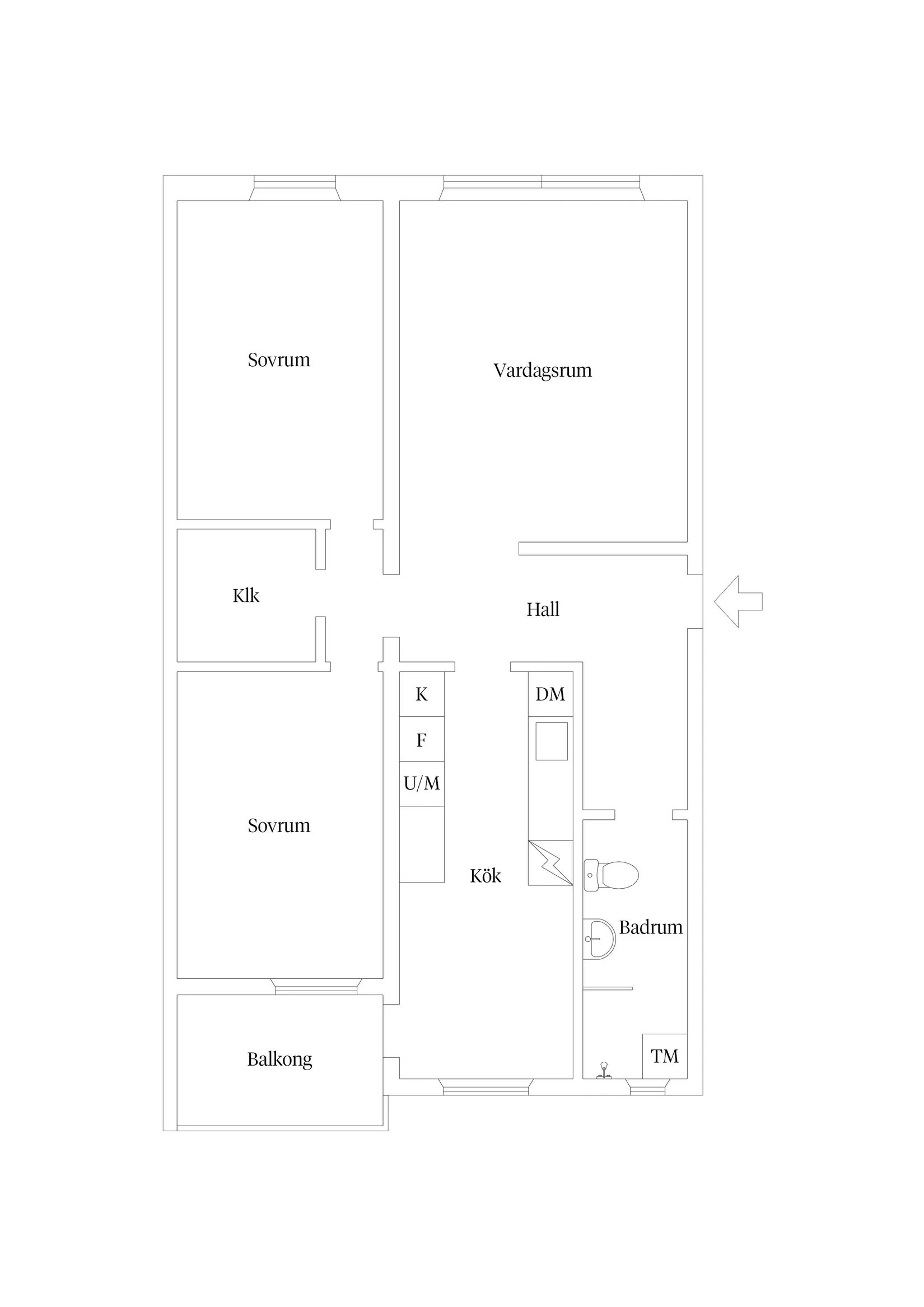 Bostadsrätt, Lybecksvägen 5C, Djurängen, Kalmar