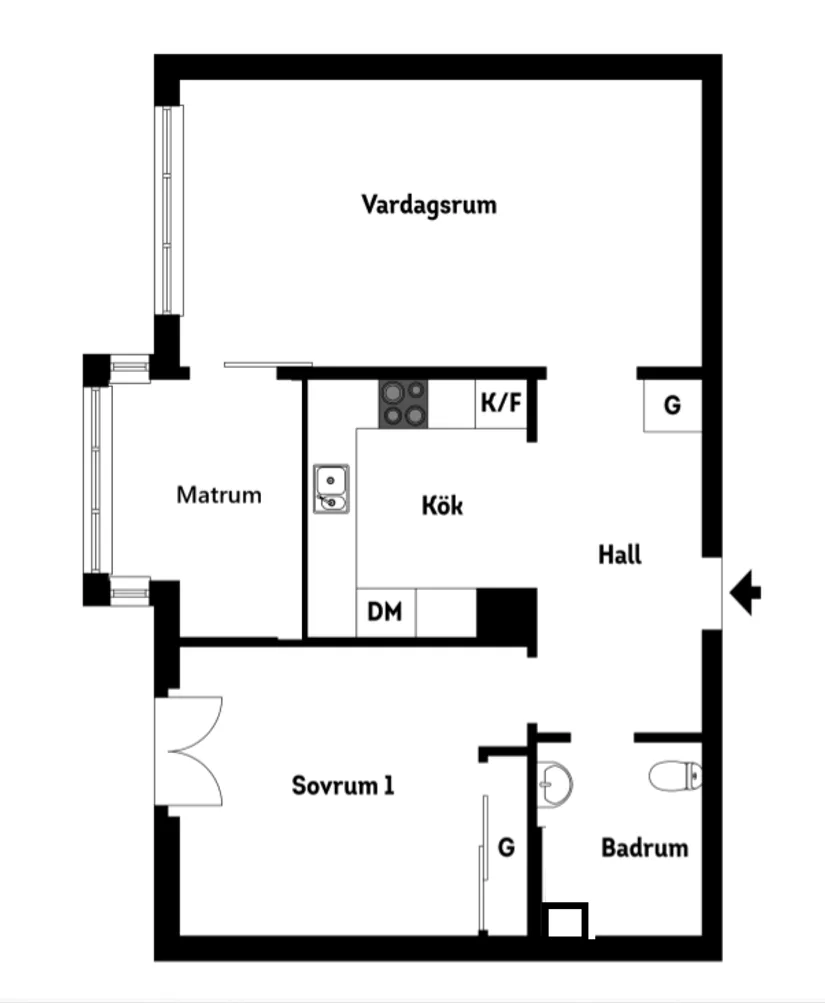 Bostadsrätt, Kungsholmsgatan 22, Kungsholmen, Stockholm