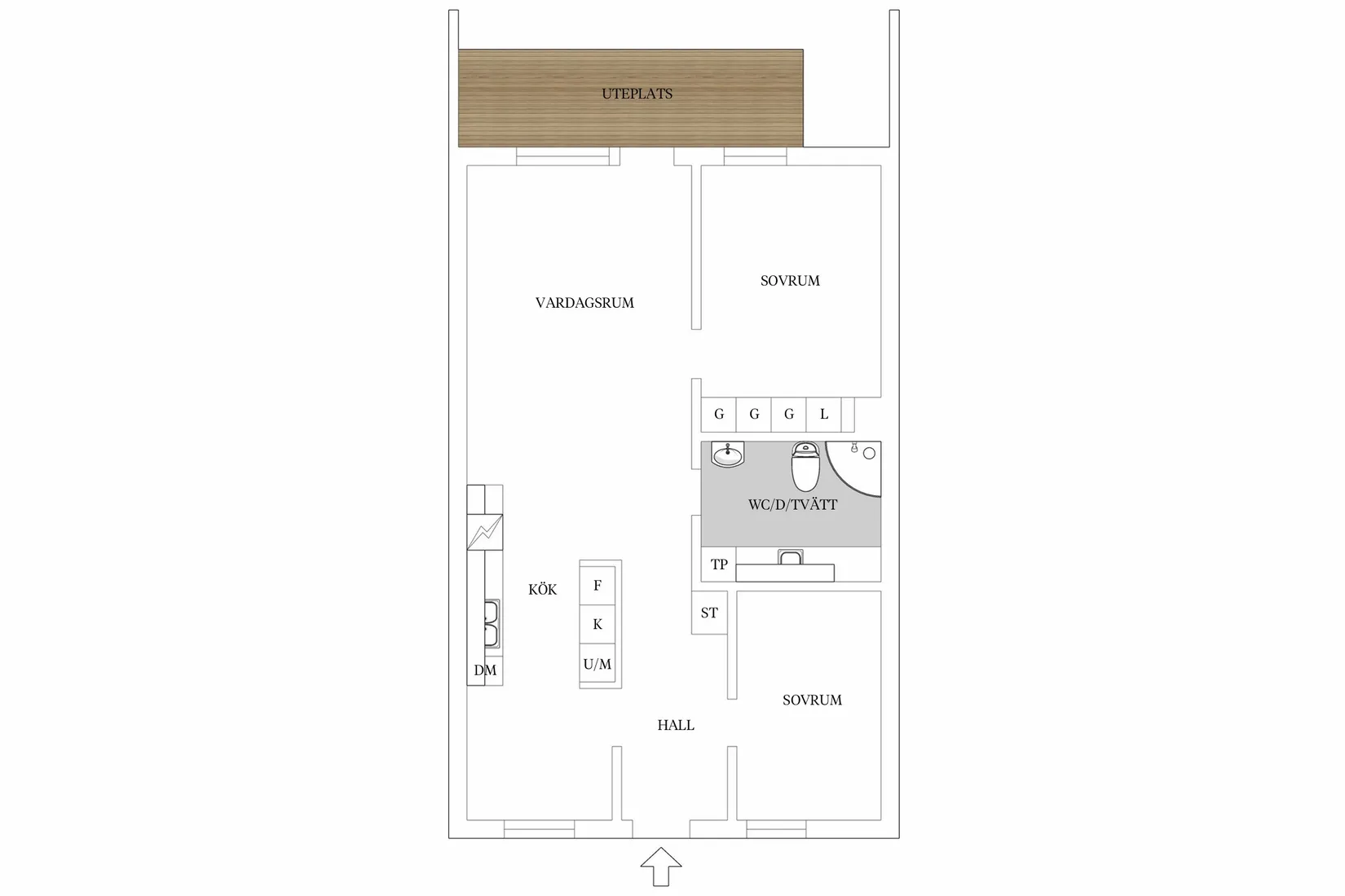 Bostadsrätt, Meteorvägen 5, Östra Lugnet, Växjö