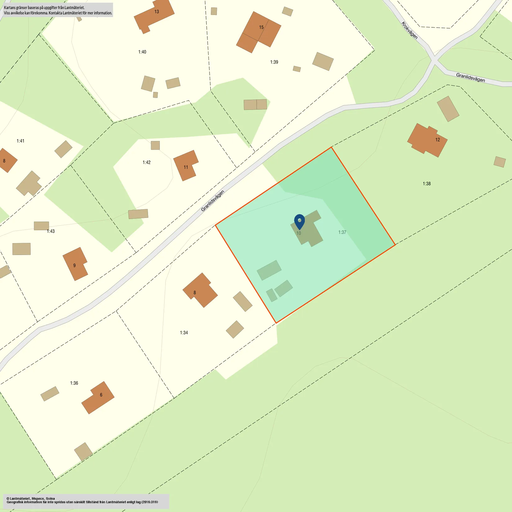 Fritidshus, Granlidsvägen 10, Aspa/Vivesta, Oxelösund