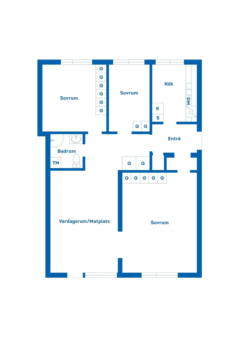 Bostadsrätt, Magasinsgatan 14 E, Centralt, Falun