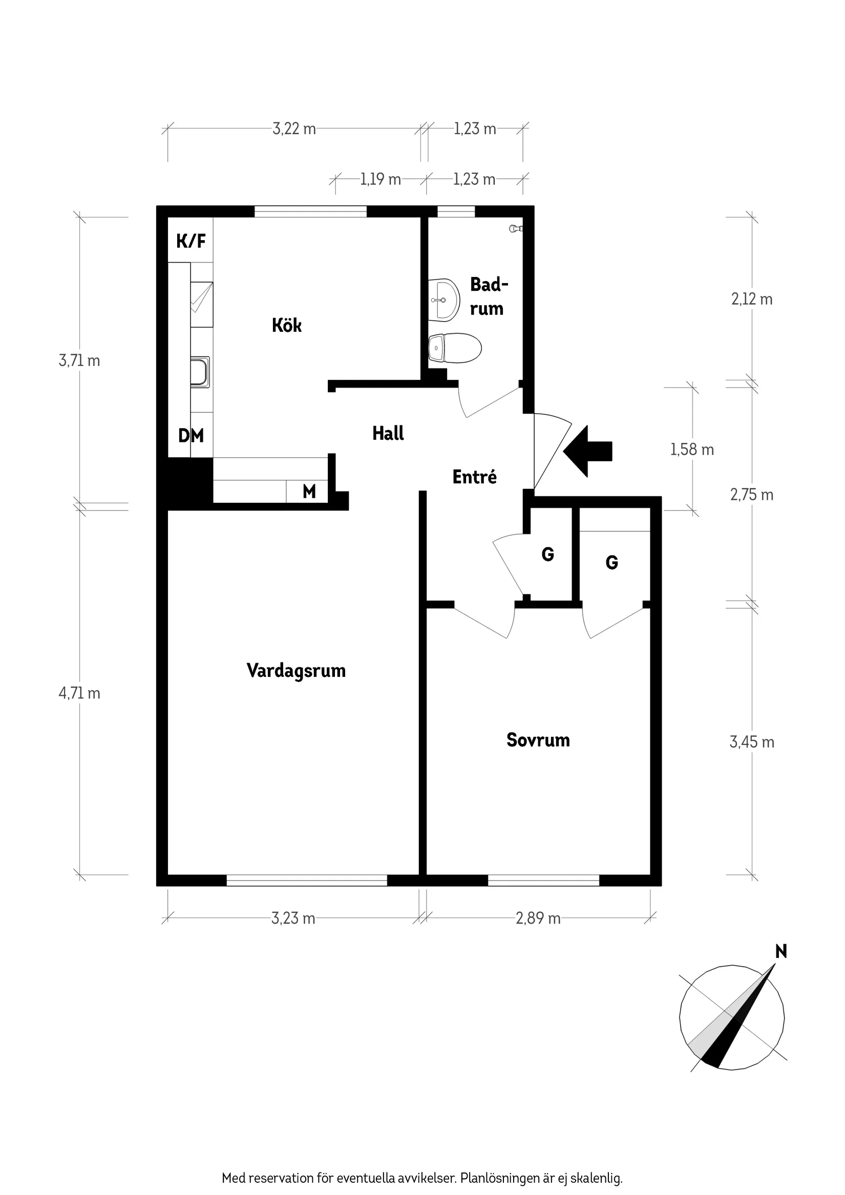Bostadsrätt, Ahrenbergsgatan 4C, Munkebäck, Göteborg