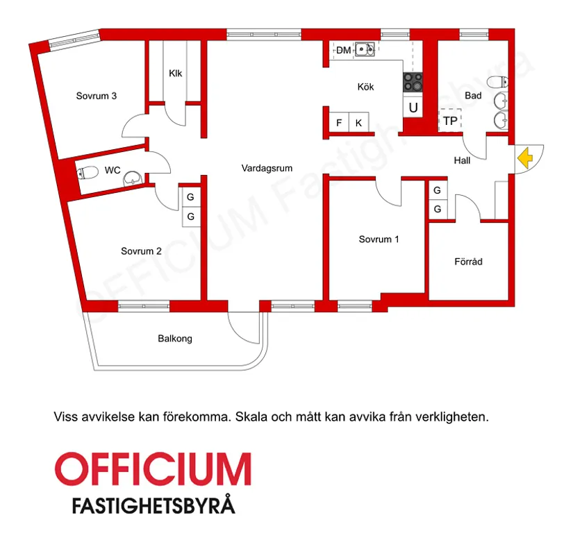 Bostadsrätt, Skarpbrunnavägen 9, 5tr, Norsborg - Eriksberg/Hallunda, Botkyrka