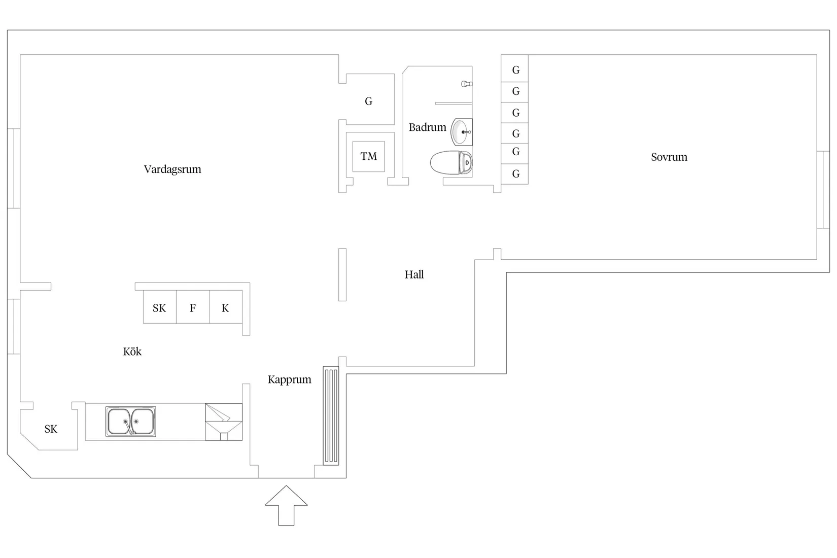 Bostadsrätt, Gotlandsgatan 71, 5 tr, Södermalm Katarina, Stockholm