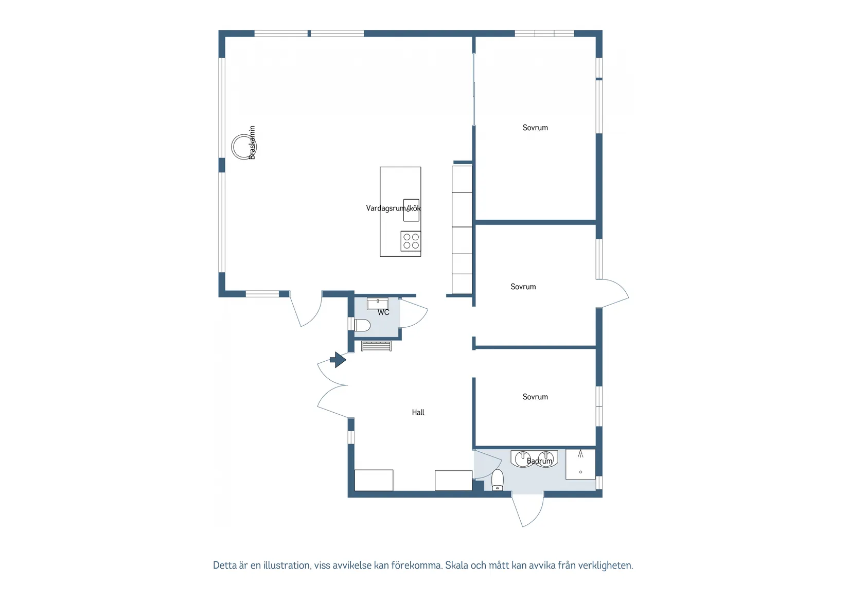 Villa, Vallby 216, Tierp