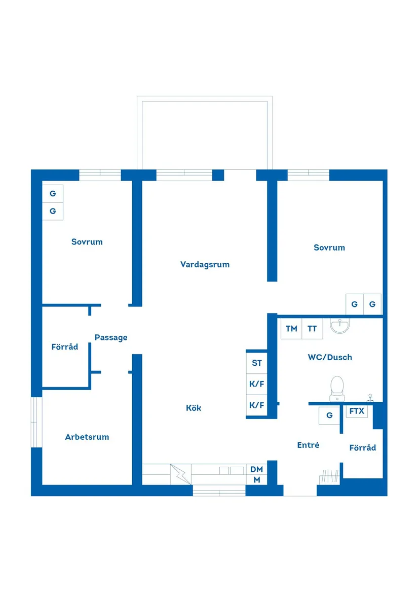Bostadsrätt, Geodetgatan 35, Hemlingby, Gävle