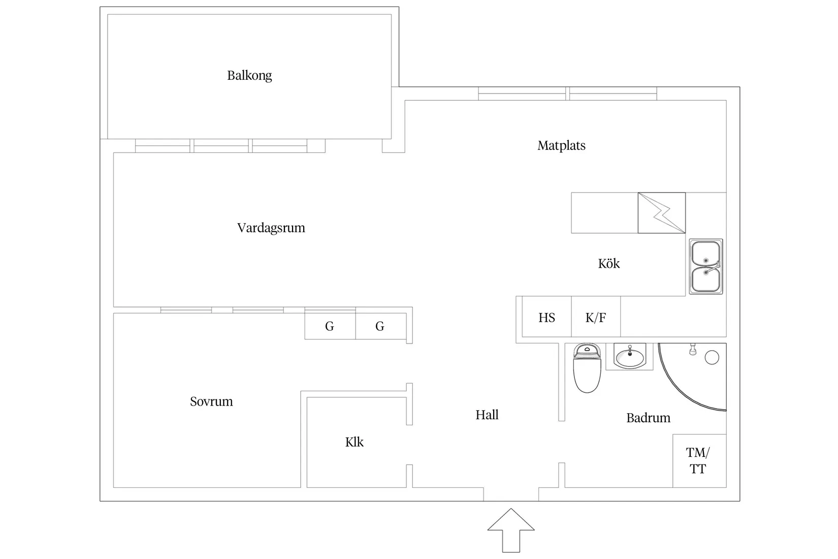Bostadsrätt, Klostergatan 20, Strängnäs Centralt, Strängnäs