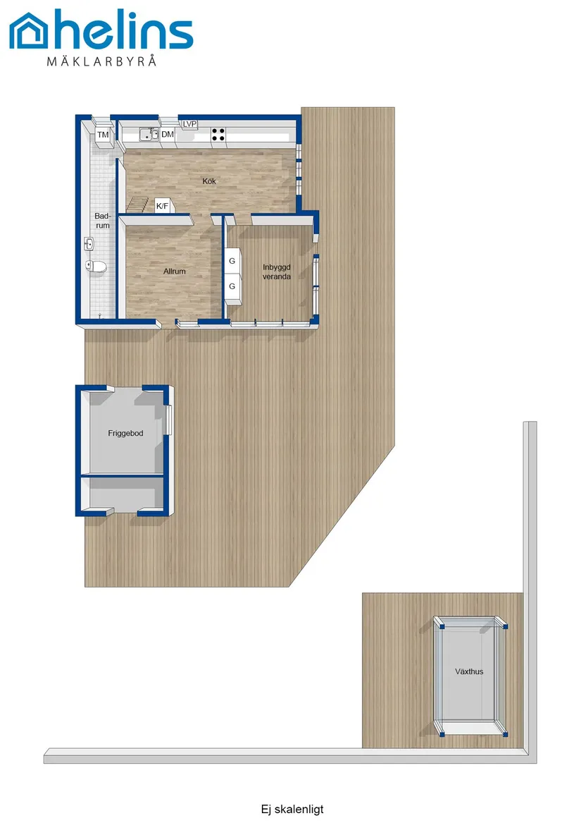 Fritidshus, Gulsporregången 230, Välenkolonin nedre området, Göteborg