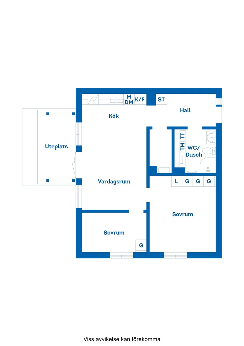 Bostadsrätt, Glaspärlevägen 19B, Stafsinge , Falkenberg