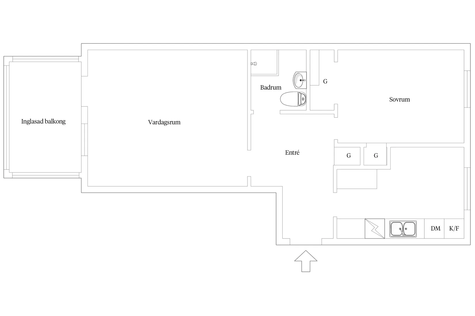 Bostadsrätt, Gethornskroken 2C, Väster, Hässleholm
