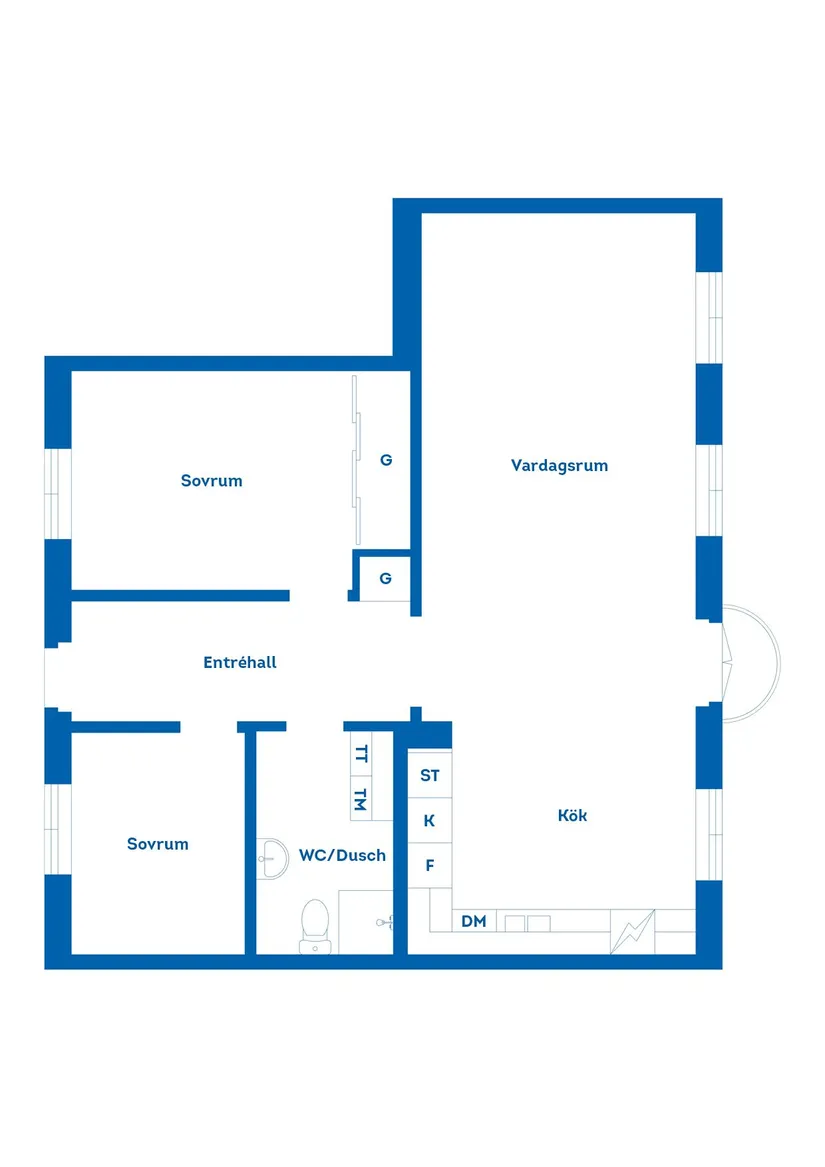 Bostadsrätt, Föreningsgatan 1C, Mariefred, Strängnäs